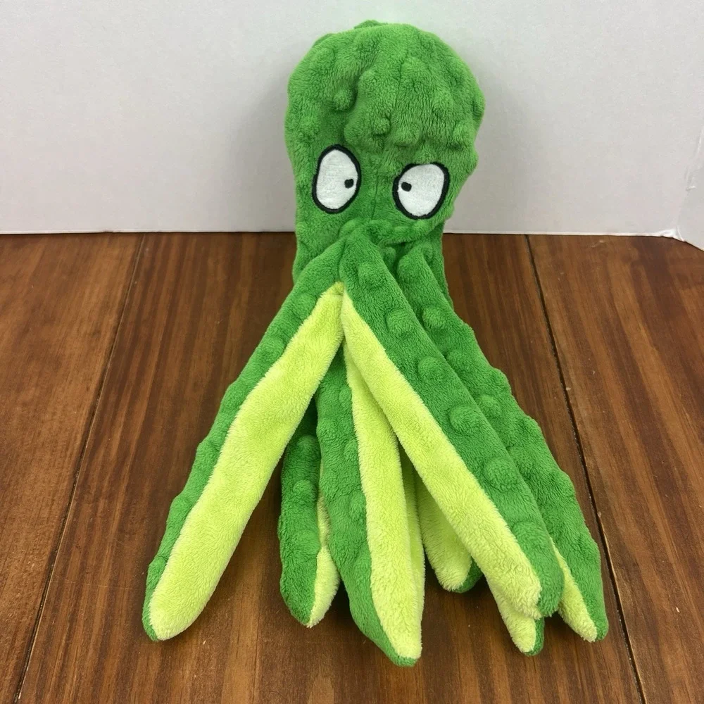 Dog Plush Toy Octopus Crinkle and Squeaker‎ 12